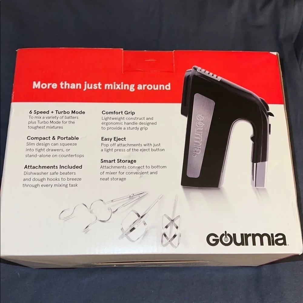 Gourmia Illuminating Hand Mixer